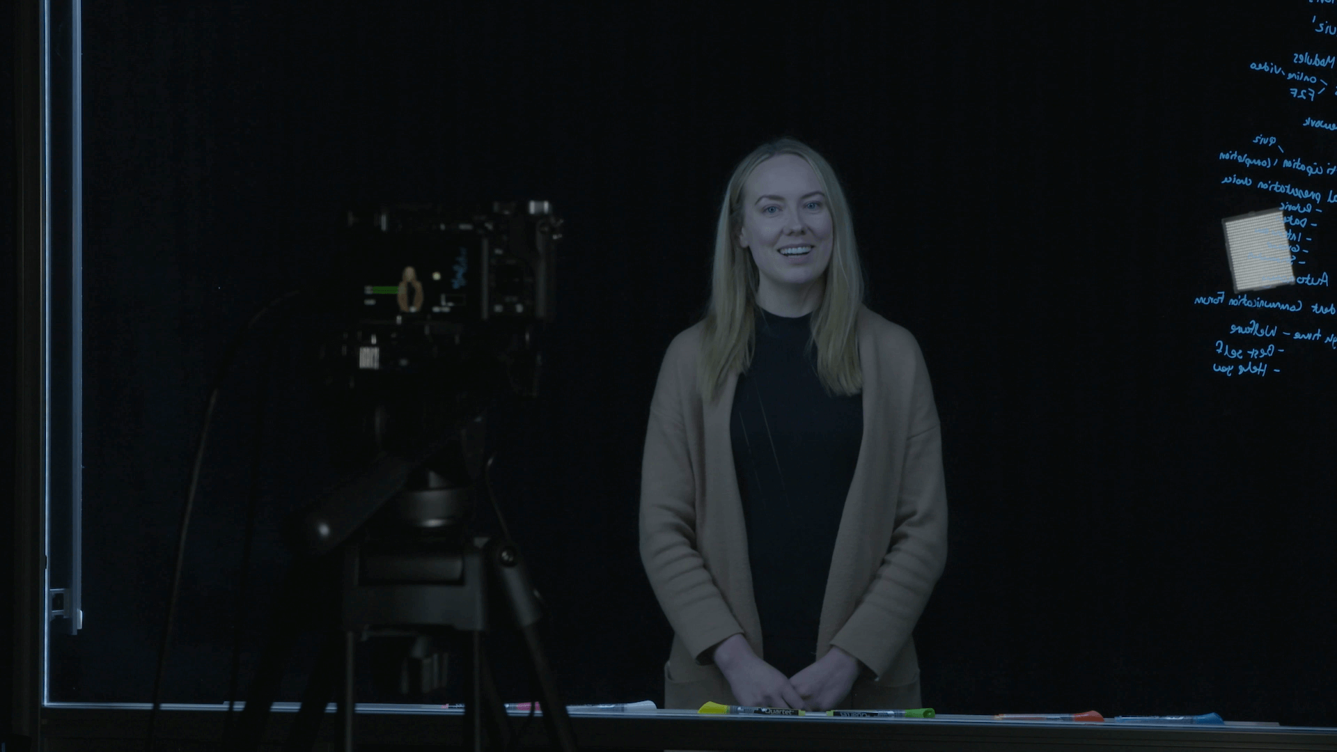 Erin Twyford DIY Lightboard Studio - Front view
